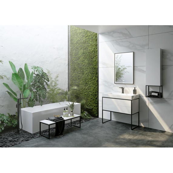 Шкаф подвесной Aqwella Clarberg Logic 35 см LOG0435, универсальный - фото 4