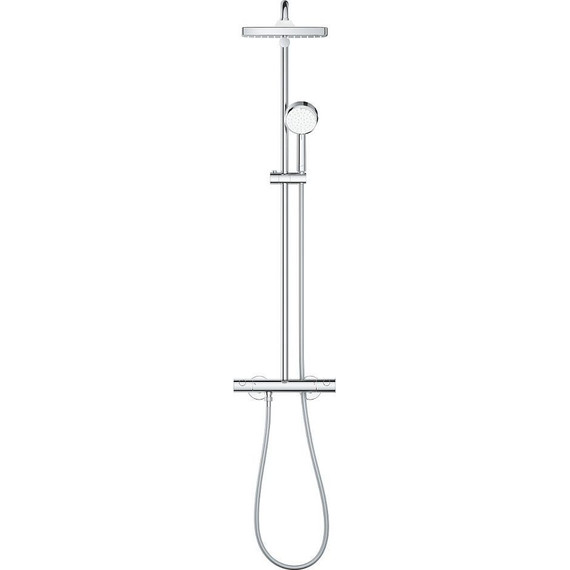 Душевая стойка с термостатом Grohe Tempesta Cosmopolitan System 250 Cube 26689000 - фото 2