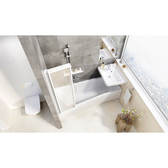 Шторка для ванны Ravak Supernova VS3 115 см 795S0100Z1 белый/прозрачное - фото 3