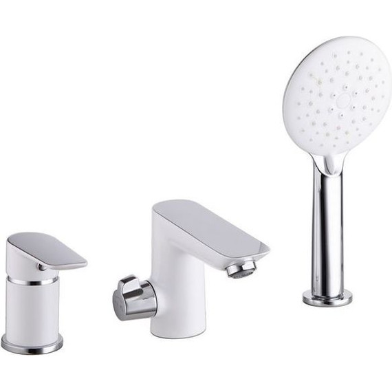 Смеситель для ванны Iddis Cloud CLOSB30i07, белый/хром - фото 