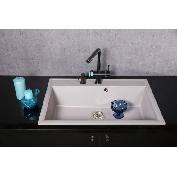 Кухонная мойка Omoikiri Daisen 77-PA 4993626, пастила, Цвет производителя: пастила - фото 3