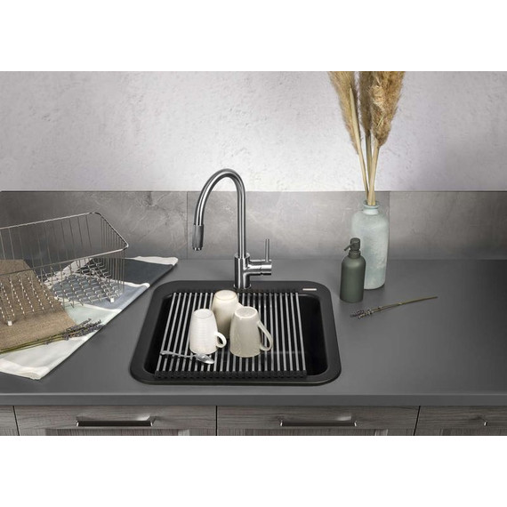 Кухонная мойка Omoikiri Tasogare 51-BL 4993742, чёрный, Цвет производителя: чёрный - фото 2