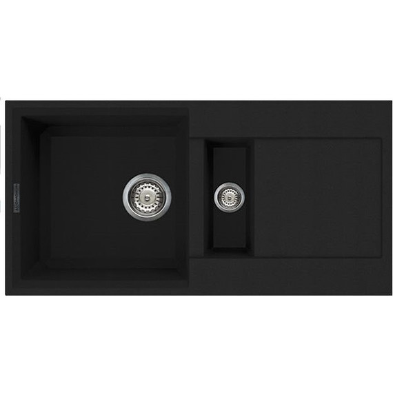 Кухонная мойка Omoikiri Sakaime 86-2-BL 4993117, чёрный, Цвет производителя: чёрный - фото 