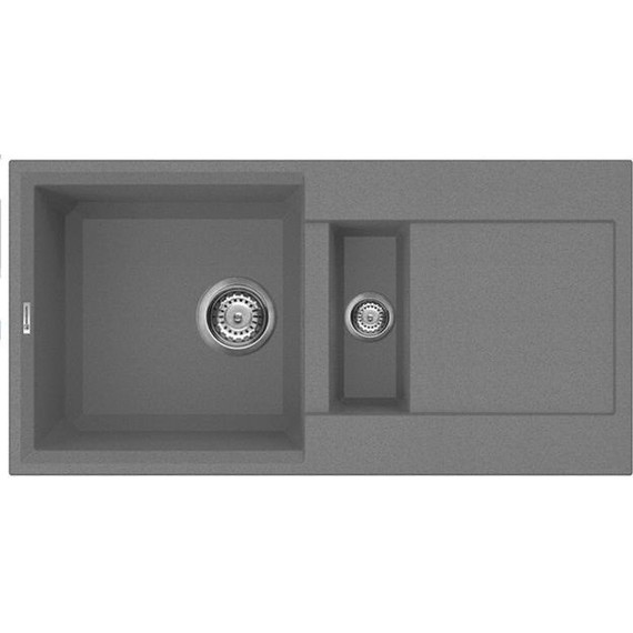 Кухонная мойка Omoikiri Sakaime 86-2-PL 4993203, платина, Цвет производителя: платина - фото 