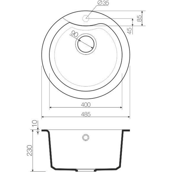 Кухонная мойка Omoikiri Yasugata 48R-SA 4993132, бежевый, Цвет производителя: бежевый - фото 2