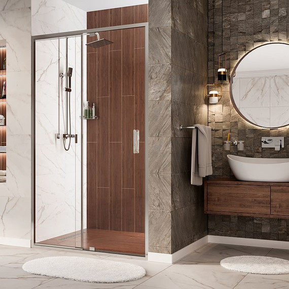 Душевая дверь WasserKraft Berkel 120 см 48P05, хром/прозрачное - фото 2