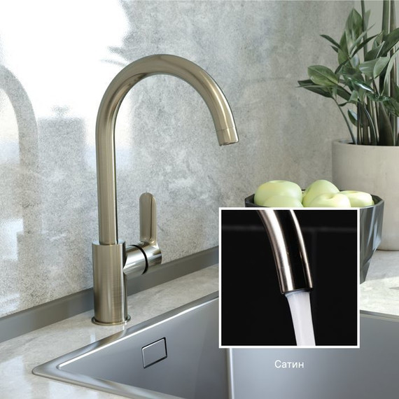 Смеситель для кухни Iddis Cuba CU1BNJ0i05, сатин - фото 2