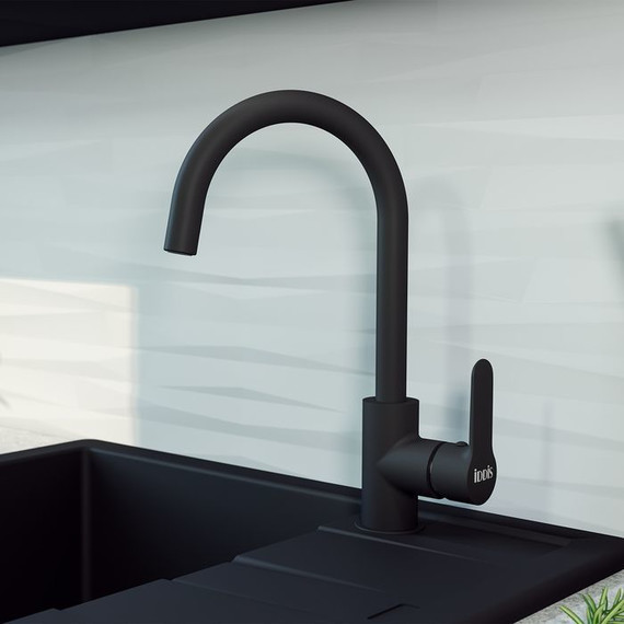 Смеситель для кухни Iddis Cuba CU5BLJ0i05, черный матовый - фото 2