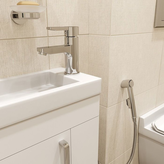 Смеситель для раковины с лейкой для биде Iddis Sena SENSB00i08 - фото 2