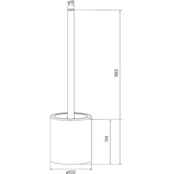 Ёршик для унитаза Iddis BRU02POi47 - фото 3