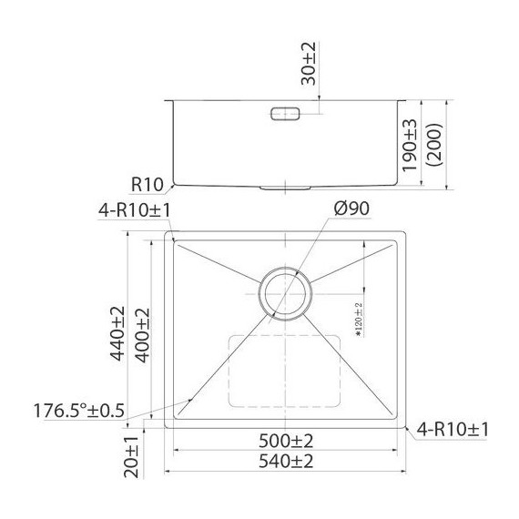 Кухонная мойка Iddis Edifice EDI54S0i77 1 мм, сатин - фото 4