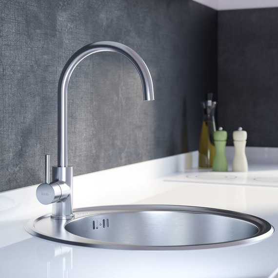 Смеситель для кухни Iddis Kitchen K05STJ0i05, цвет нержавеющая сталь - фото 3