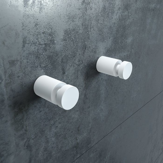 Двойной крючок Iddis Petite PET2SW1i41, цвет белый матовый - фото 