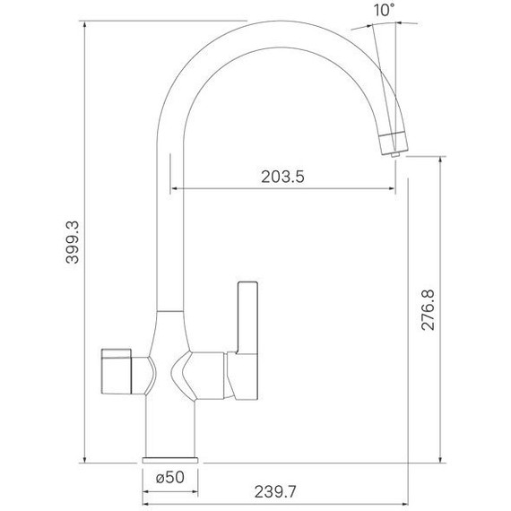Смеситель для кухни Iddis Pure PURSBFJi05 - фото 3