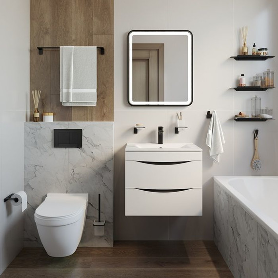 Держатель для туалетной бумаги Iddis Slide SLIBS00i43, цвет чёрный матовый - фото 4