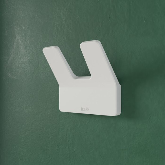 Двойной крючок Iddis Slide SLIWT20i41, цвет белый матовый - фото 2