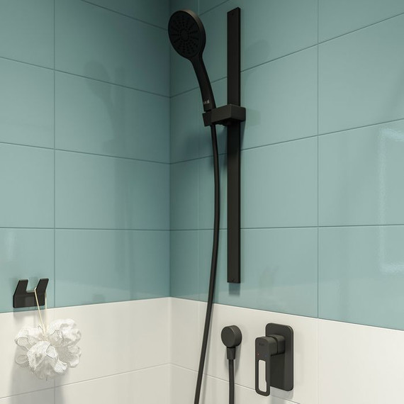 Смеситель для душа Iddis Slide SLIBL00i66, чёрный матовый - фото 2