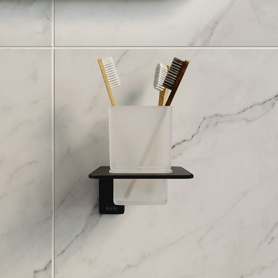 Стакан для зубных щеток Iddis Slide SLIBSG1i45, цвет чёрный - фото 2