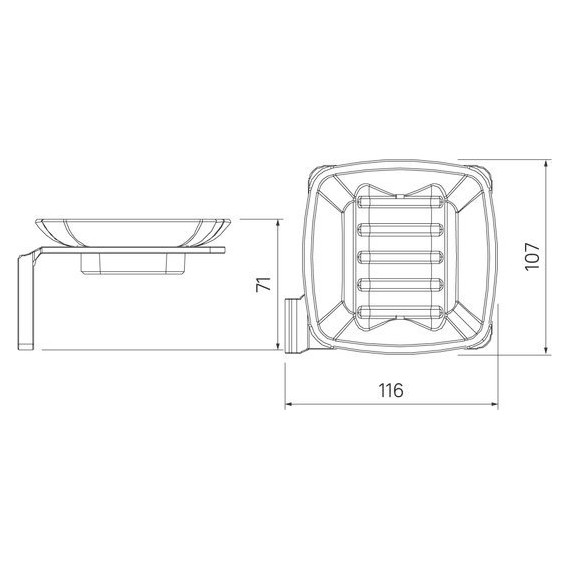 Мыльница Iddis Slide SLISCG0i42 - фото 3