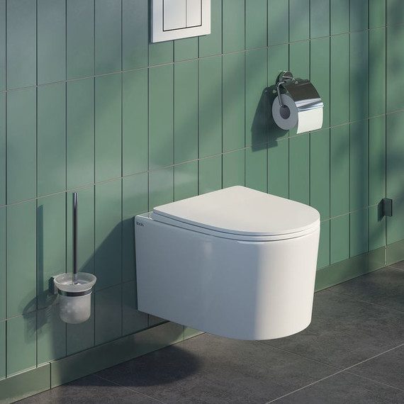 Унитаз подвесной безободковый Iddis Stone STORDSEi25 с крышкой микролифт - фото 8