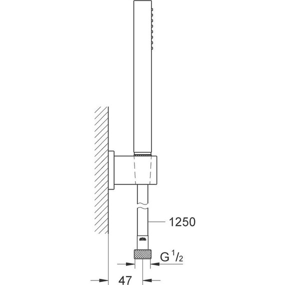 Душевой гарнитур Grohe Euphoria Cube 27702000 - фото 2