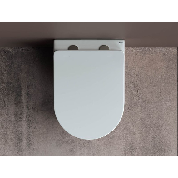 Унитаз подвесной безободковый Ceramicanova Mia CN1805 с тонкой крышкой микролифт - фото 5