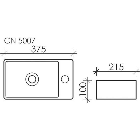 Раковина-чаша Ceramicanova Element 37 см CN5007 R - фото 8