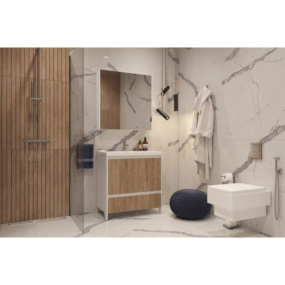 Зеркало-шкаф Velvex Klaufs 80 см zsKLA.80-216, белый - фото 6