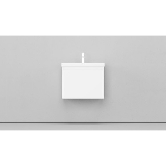 Тумба подвесная с раковиной Velvex Klaufs 60 см tpKLA.60.1Y-616.216, белый глянец - фото 9