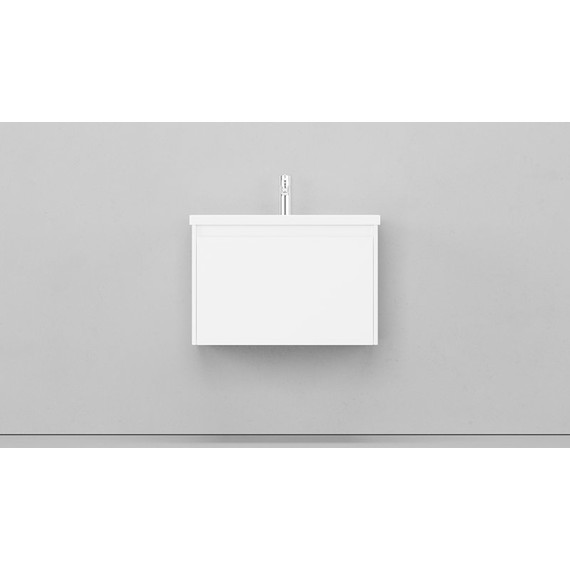 Тумба подвесная с раковиной Velvex Klaufs 70 см tpKLA.70.1Y-616.216, белый глянец - фото 9