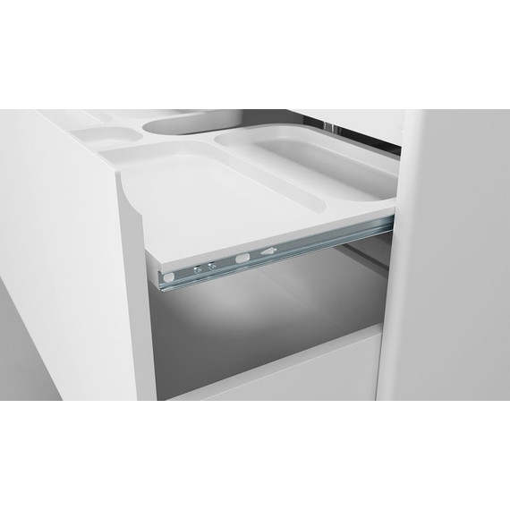 Тумба подвесная с раковиной Velvex Klaufs 80 см tpKLA.80.1Y-616.216, белый глянец - фото 9