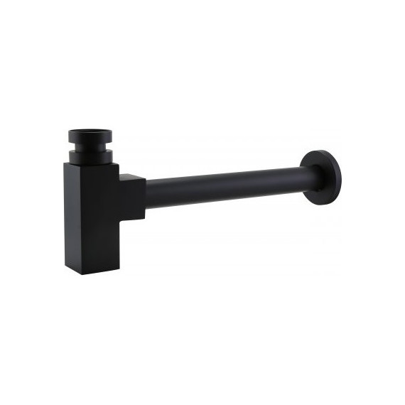 Сифон для умывальника BelBagno BB-SMQ2-NERO, черный - фото 