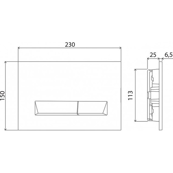 Кнопка смыва BelBagno Marmi BB013-MR-ORO, золото - фото 2