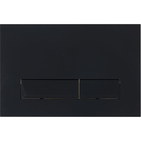 Кнопка смыва BelBagno Marmi BB012-MR-NERO.M, черный матовый - фото 