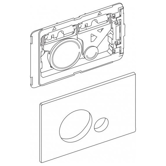 Кнопка смыва BelBagno Sfera BB016-SR-CHROME.M, хром матовый - фото 3