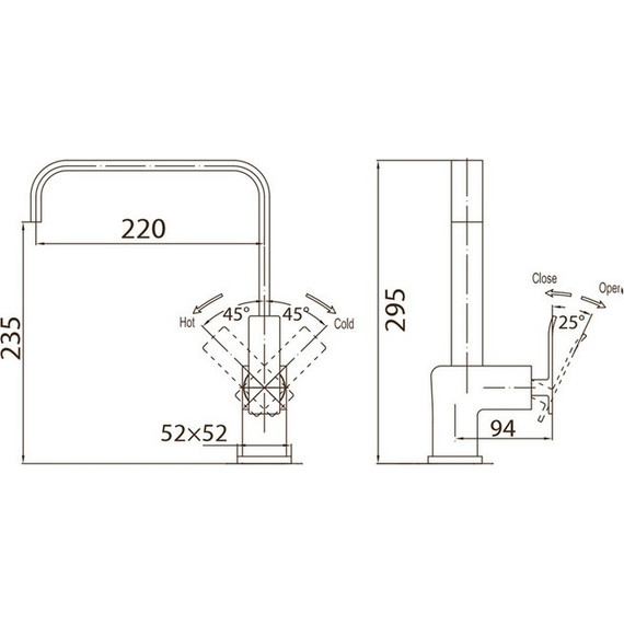Смеситель для кухни BelBagno Ticino TIC-LAM-CRM - фото 2