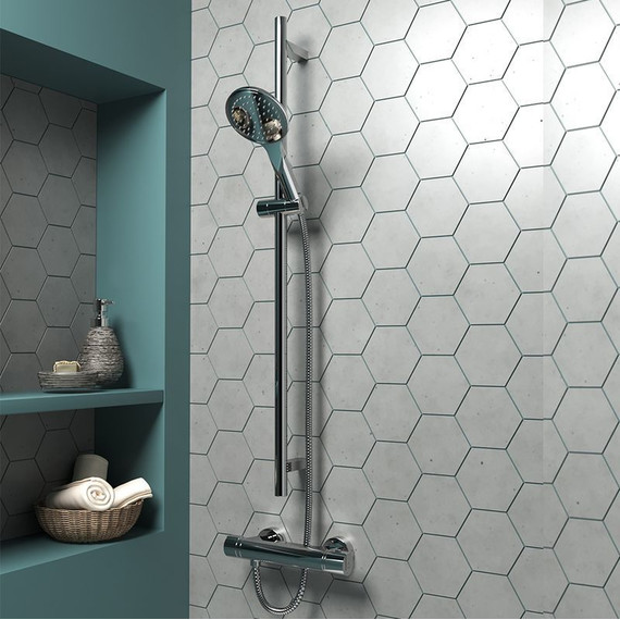 Смеситель для душа с термостатом Paini Arena 92CR511TH, хром - фото 4