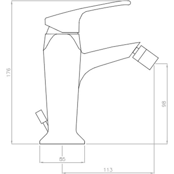 Смеситель для биде Cezares LEGEND-BSM2-02, бронза, Цвет производителя: бронза - фото 2