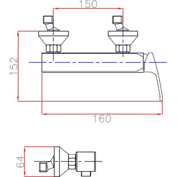 Смеситель для душа Cezares LEGEND-DM-03/24, золото, Цвет производителя: золото - фото 2