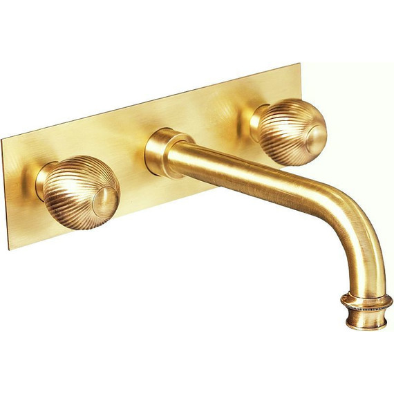Смеситель для раковины настенный Cezares APHRODITE-BLS2-03/24-M, золото, Цвет производителя: золото - фото 