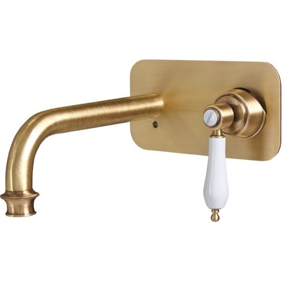 Смеситель для раковины настенный Cezares APHRODITE-BLSM2-02-Bi, бронза, Цвет производителя: бронза - фото 