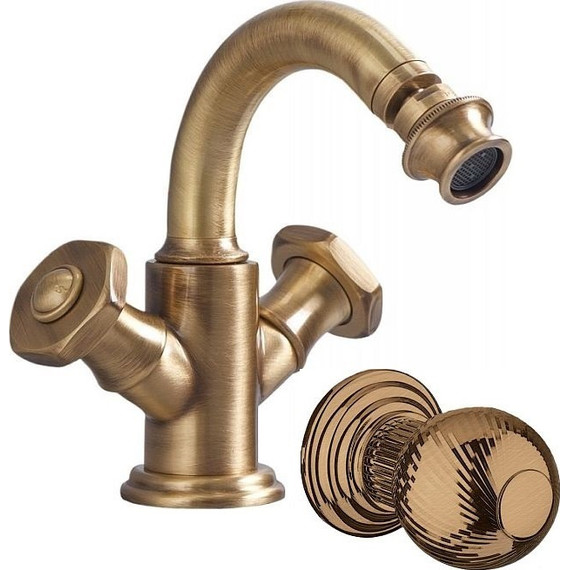 Смеситель для биде Cezares APHRODITE-BS2-02-M, бронза, Цвет производителя: бронза - фото 