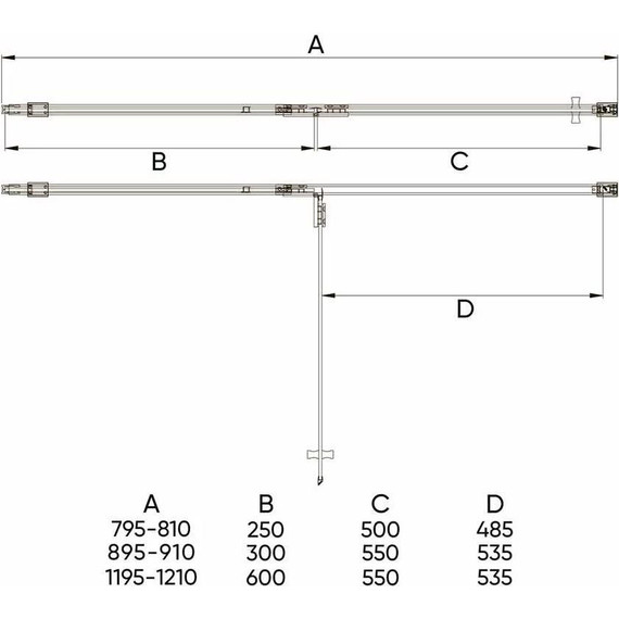 Душевая дверь Veconi Vianno 120 см VN73-120-01-C4, хром/прозрачное - фото 5