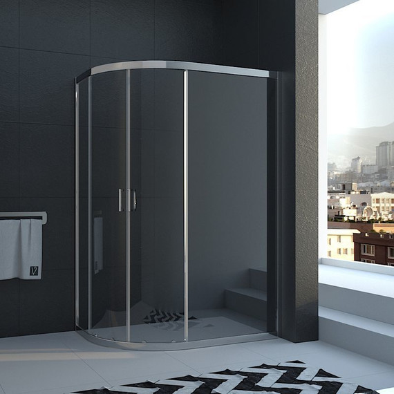 Душевое ограждение Veconi Rovigo 120х80 см RV03-12080A-01-19C1, хром/прозрачное - фото 3