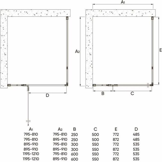 Душевое ограждение Veconi Rovigo 90x90 см RV073-9090-01-C4, хром/прозрачное - фото 4
