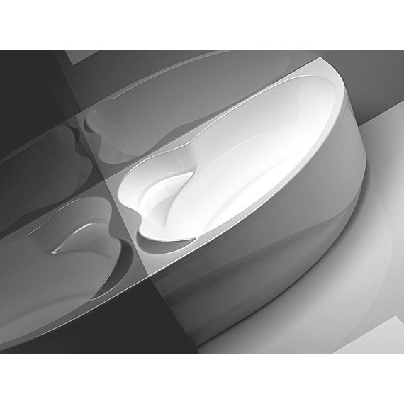 Ванна акриловая Aquanet Mayorca 150x100 см 204008 L - фото 11