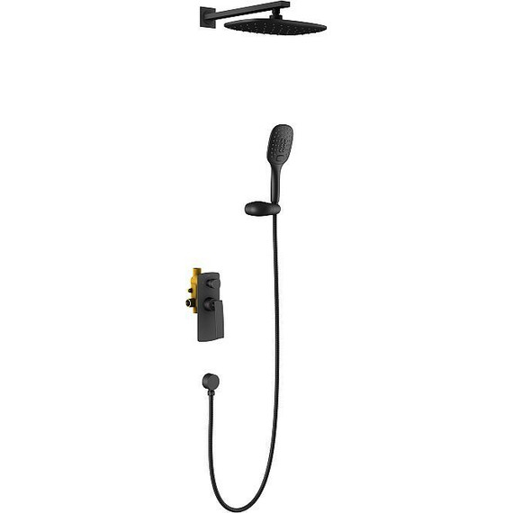 Душевая система для душа Timo Helmi SX-4069/03SM, черный - фото 
