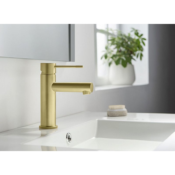 Смеситель для раковины Timo Saona 2361/17F, золото матовое - фото 3