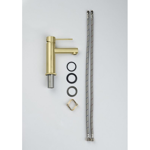 Смеситель для раковины Timo Saona 2361/17F, золото матовое - фото 6