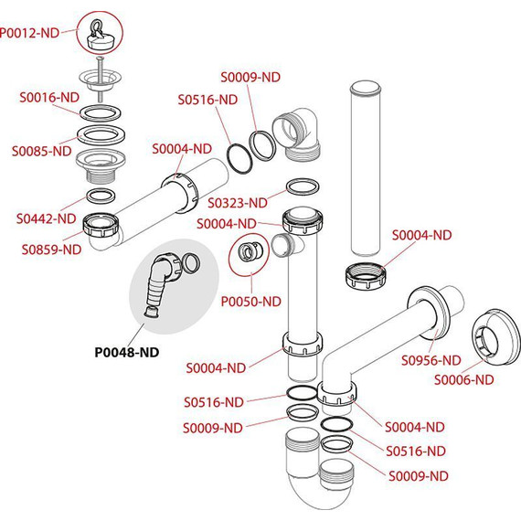 Сифон для умывальника Alcadrain A413 (AG210511100) - фото 3